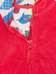 Cotton Rich Towelling Hooded Top