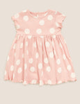 Organic Cotton Polka Dot Dress