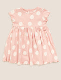 Organic Cotton Polka Dot Dress