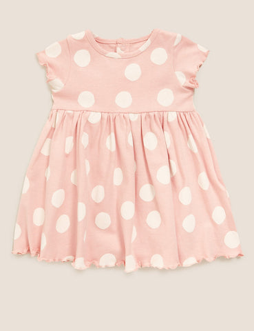 Organic Cotton Polka Dot Dress