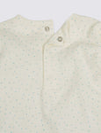 My Uncle Loves Me Pure Cotton Spotted Top