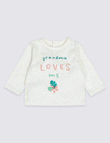 Grandma Loves Me Pure Cotton Top