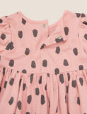 Pure Cotton Brushstroke Dress