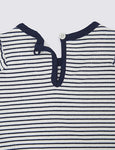 Pure Cotton Striped Sweatshirt