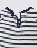 Pure Cotton Striped Sweatshirt
