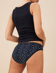 M&S 5PK COTTON LYCRA® DITSY PRINT HIGH LEG KNICKERS