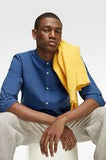 ZARA Cool Blue Shirt with sleeve Tabs