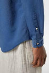 ZARA Cool Blue Shirt with sleeve Tabs