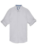 ZRA Light Grey Botton Down Linen Shirt