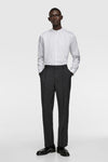 ZRA Mao Collar Stiped Shirt