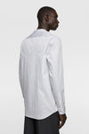 ZRA Mao Collar Stiped Shirt