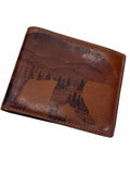 FOSSIL Bear Print Leather Wallet