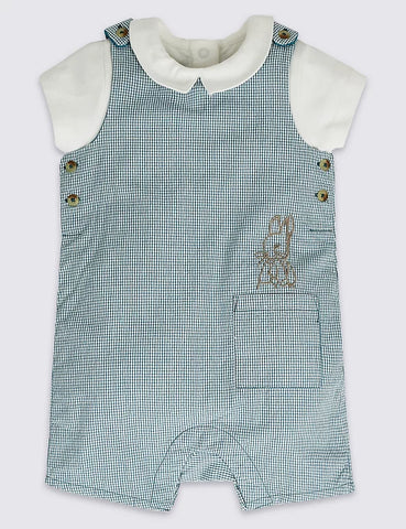 2 Piece Peter Rabbit™ Bib Short & Bodysuit
