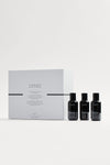 ZARA VIBRANT LEATHER SHOWER GEL 50 ML / 1.69 OZ + SHAMPOO 50 ML / 1.69 OZ + BODY LOTION 50 ML / 1.69 OZ