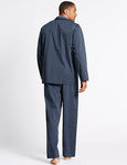 M&S COLLECTION Cotton Blend Striped Pyjama Set