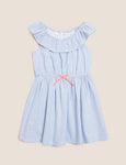 M&S Pure Cotton Striped Dress
