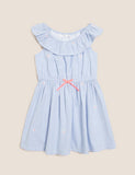 M&S Pure Cotton Striped Dress