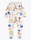 M&S A set of overalls made of 100% cotton for a newborn (3 pcs.)