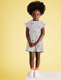 M&S Pure Cotton Minnie™ Striped Dress