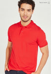 Splash Solid Polo T-shirt with Short Sleeves