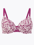 M&S Flexifit™M Floral Full Cup T-Shirt Bra