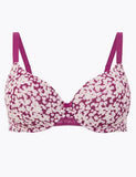 M&S Flexifit™M Floral Full Cup T-Shirt Bra