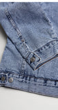 ZARA DENIM JACKET WITH FAUX SHEARLING