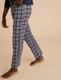 M&S Cotton Checked Pyjama Set