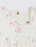 Printed Pure Cotton Jersey Dress