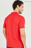 Splash Solid Polo T-shirt with Short Sleeves