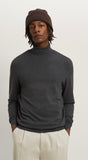 ZARA BASIC HIGH NECK SWEATER GREY