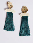 M&S COLLECTION Stone Tassel Drop Earrings