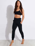 M&S Tapered Yoga Joggers - Black