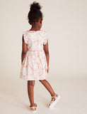 M&S Pure Cotton Rainbow Print Dress