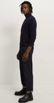 ZARA BASIC HIGH NECK SWEATER BLUE