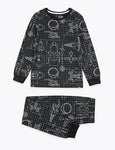 M&S Dreamskin® Cotton with Stretch Pyjama Set