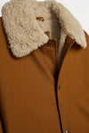 Jacket With Contrast Faux Sherling By Z.A.R.A