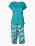 M&S Pure Cotton Toucan Pyjama Set