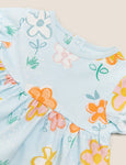 Organic Cotton Floral Print Dress