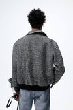 ZARA HoundStooth Textured Jacket