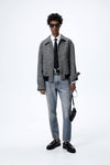 ZARA HoundStooth Textured Jacket