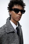 ZARA HoundStooth Textured Jacket