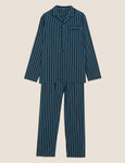 Marks and Spencer

Pure Cotton Shadow Stripe Pyjama Set