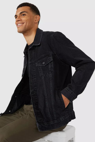 RED HERRING Black Denim Jacket